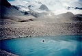 Gletscherseeam Fuss des Dimitrejew-Gletschers